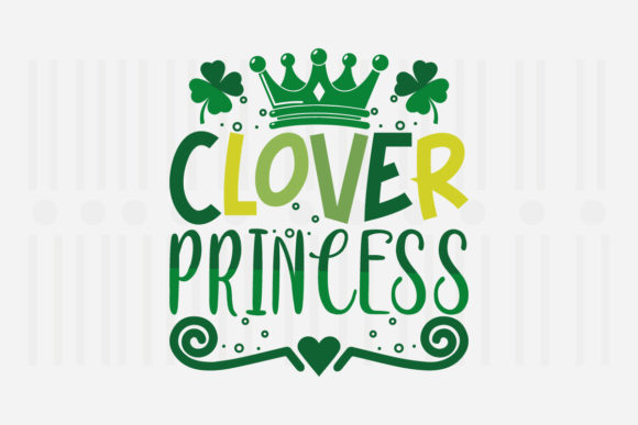 Clover Princess SVG for Crafts and Graphics