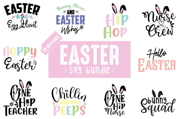 Easter SVG Bundle Vol.2 for Graphics and Crafts
