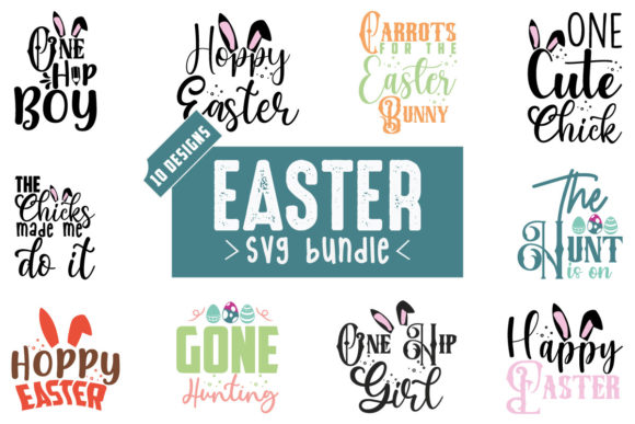 Easter SVG Bundle Vol.3 for Crafts and Graphics