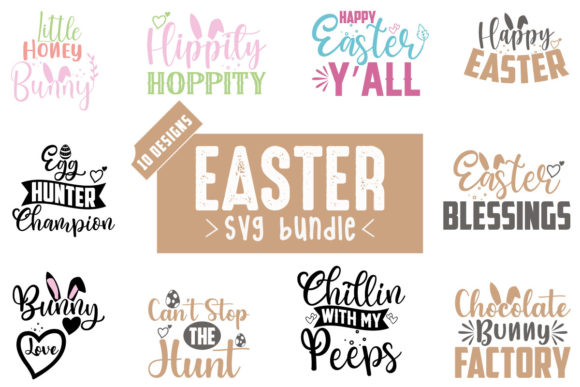 Easter SVG Bundle Vol.7 for Graphics and Crafts