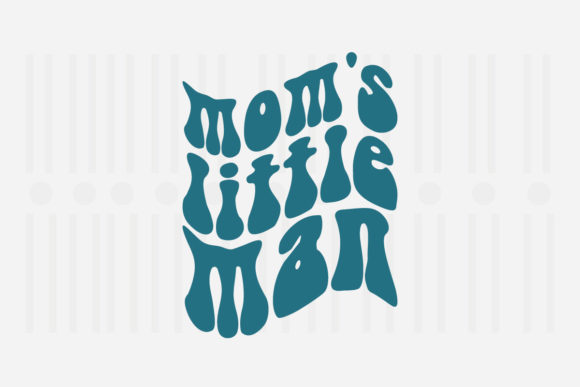 Mom's Little Man Mother's Day SVG Graphics