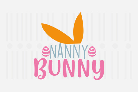 Nanny Bunny Easter SVG for Crafts and Graphics