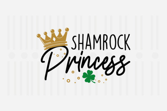 Shamrock Princess SVG for Crafts and Graphics