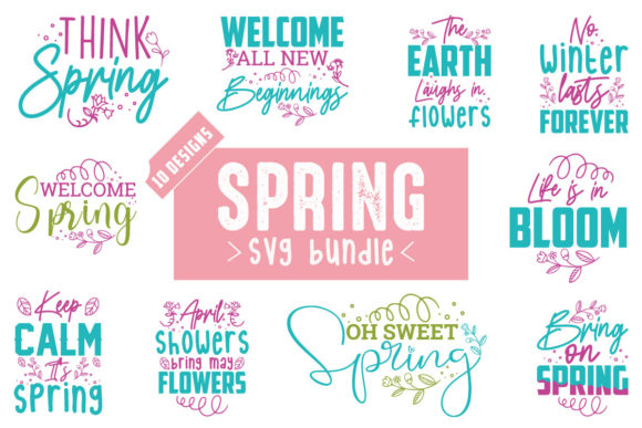 Spring SVG Bundle for Crafts and Graphics