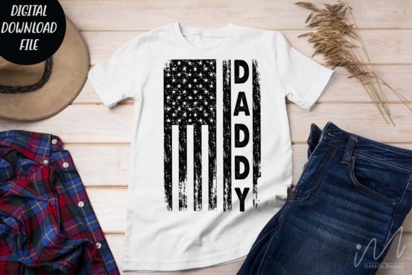 USA Daddy T-shirt Svg for Crafts and Graphics