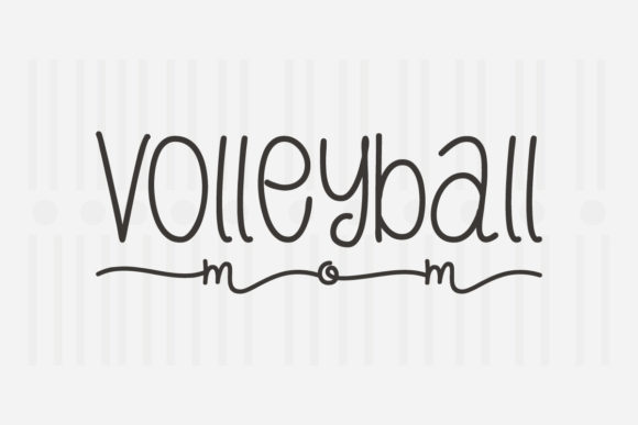 Volleyball Mom Mother's Day SVG Graphics for Crafts